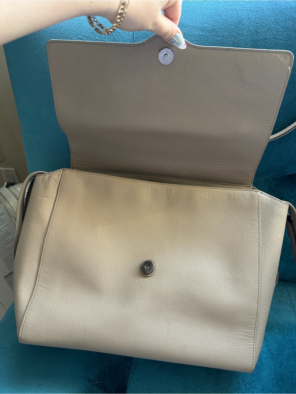 Rebecca Minkoff convertible backpack shoulder  Bag in Cream - Picture 2 of 10